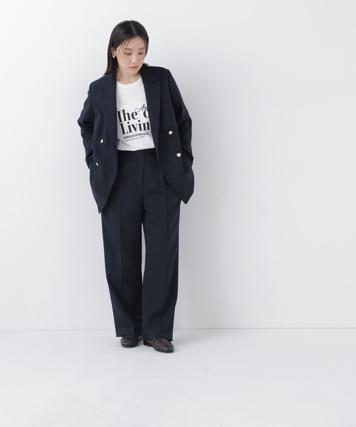 「＜CanCam10月号掲載＞ダブルブレスト SETUP ワイドパンツ」|その他|