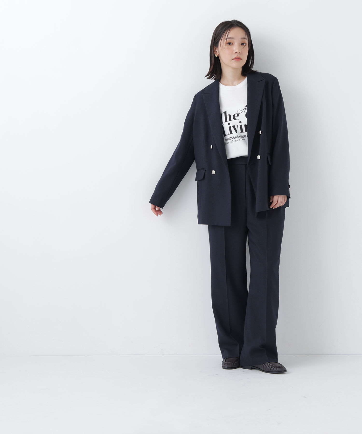  「＜CanCam10月号掲載＞ダブルブレスト SETUP ワイドパンツ」|その他|