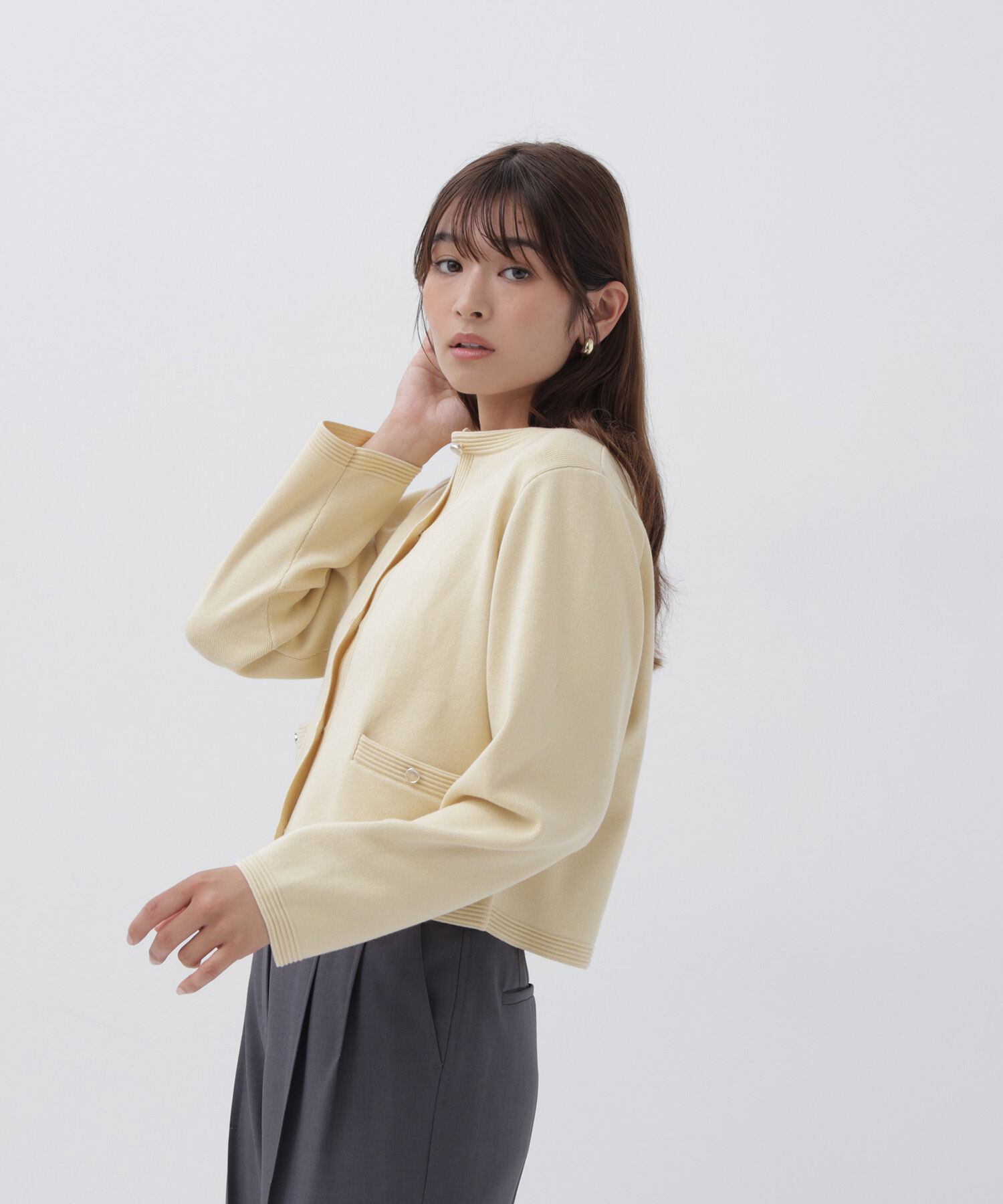  「シルクブレンドカーディガン」|ニット・セーター|