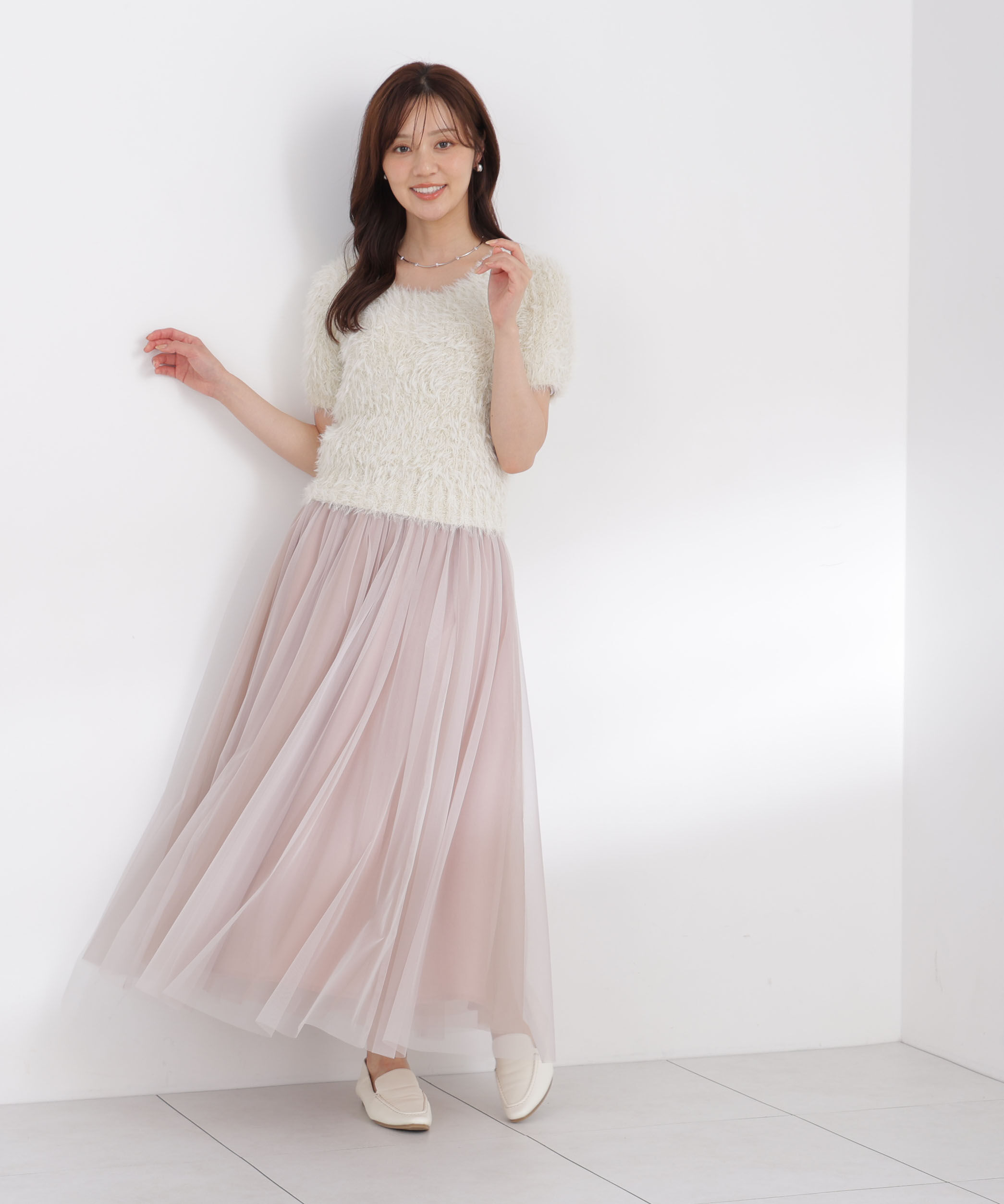 PROPORTION BODY DRESSING「ラメフェザーニット」|ニット・セーター|