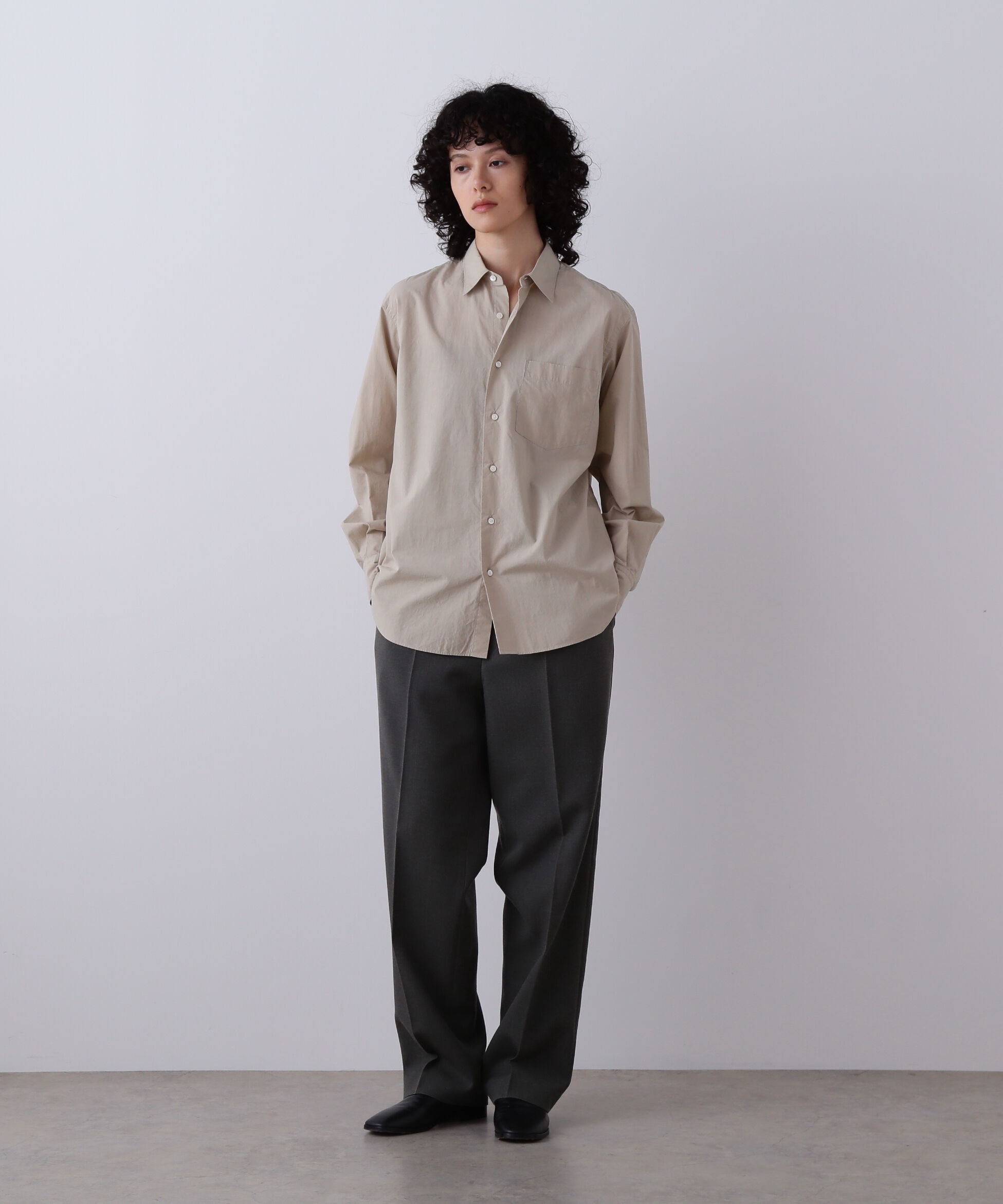 YLEVE 「YLEVE / COTTON SILK TYPEWRITER SHIRT」|シャツ・ブラウス|