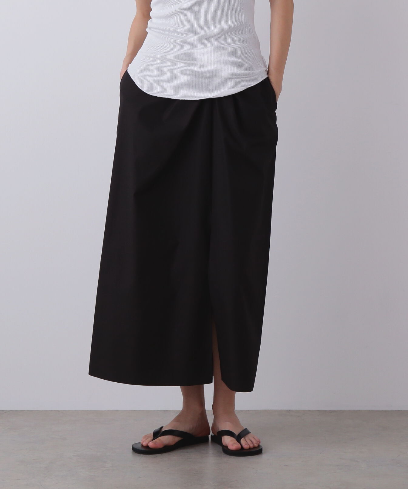 YLEVE 「YLEVE / FINX COTTON WEATHER SKIRT」|スカート|