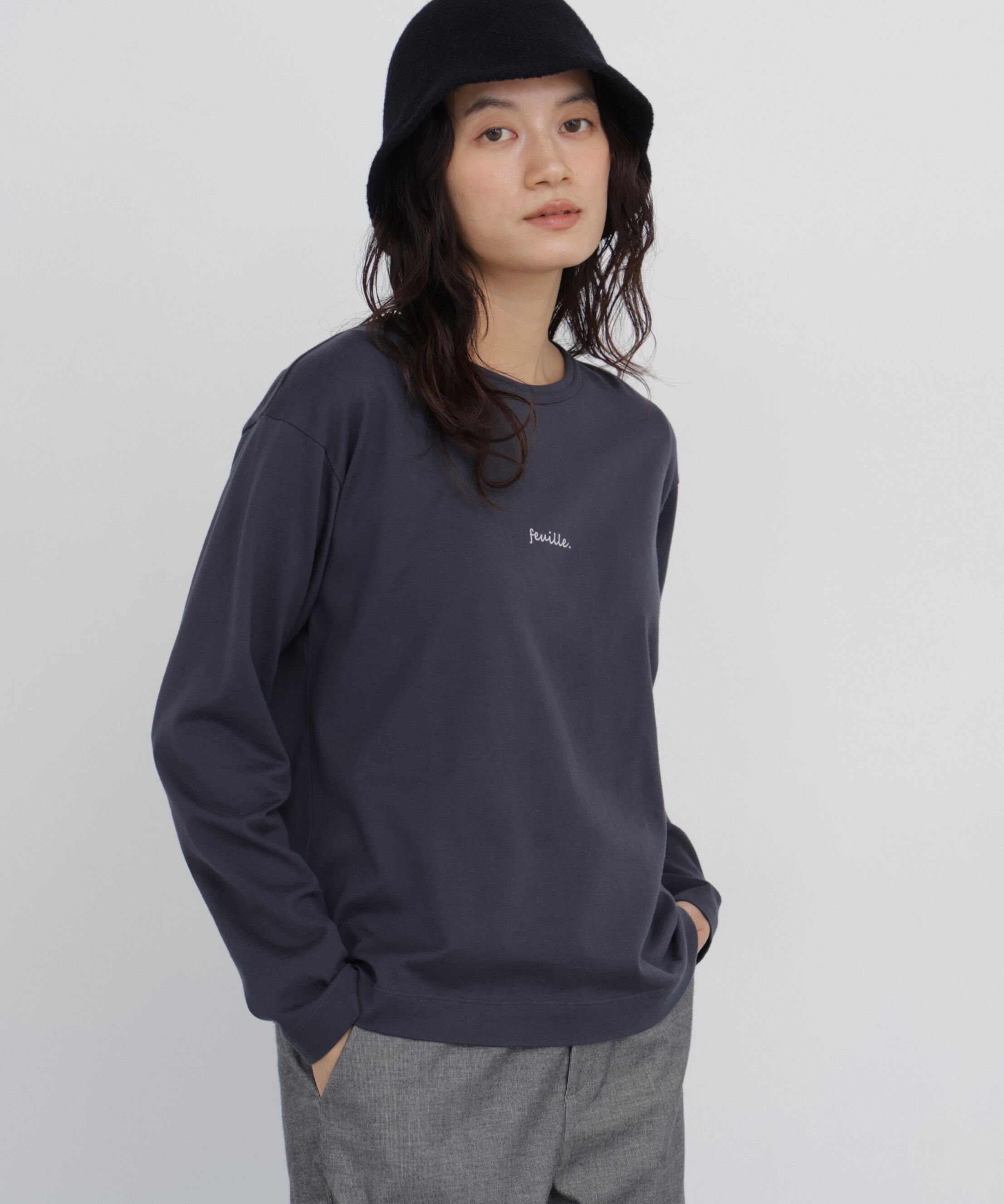  「◆ロゴプリント　ロンＴ」|Tシャツ・カットソー|
