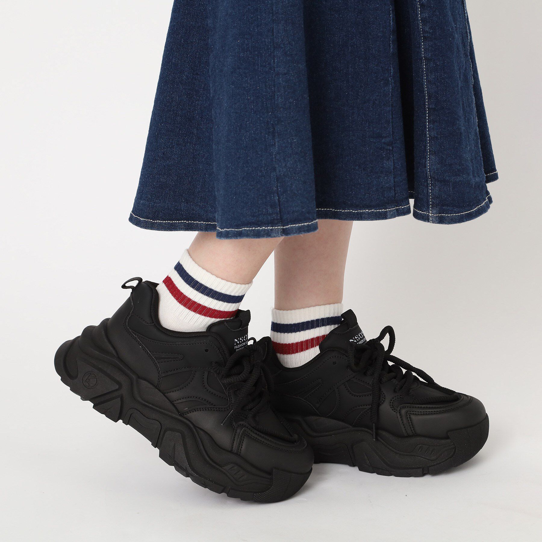 csT&P「厚底ダットスニーカー」|スニーカー|