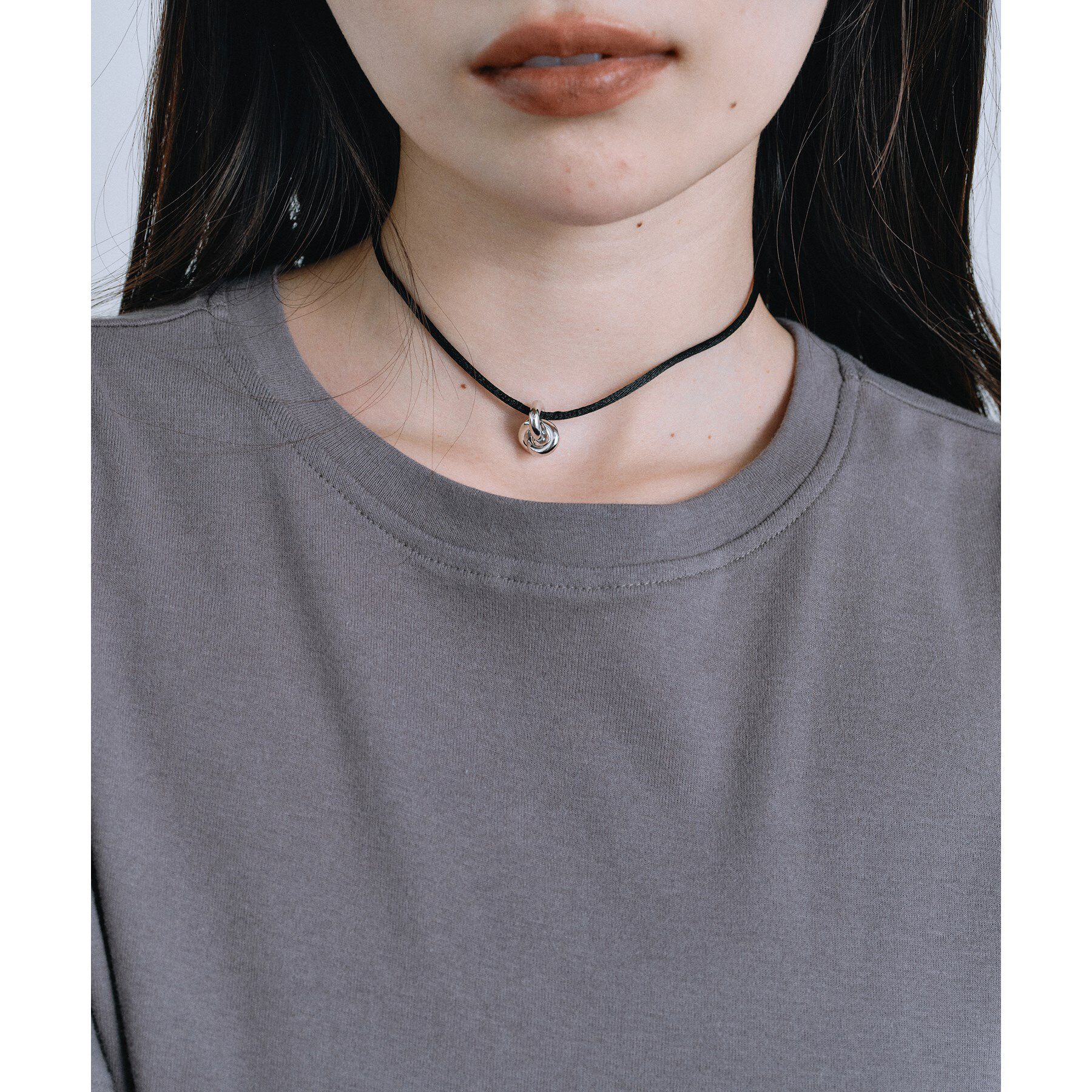 CODE A「Otiumberg．｜Cord Knot Necklace」|ネックレス|シルバー(006)