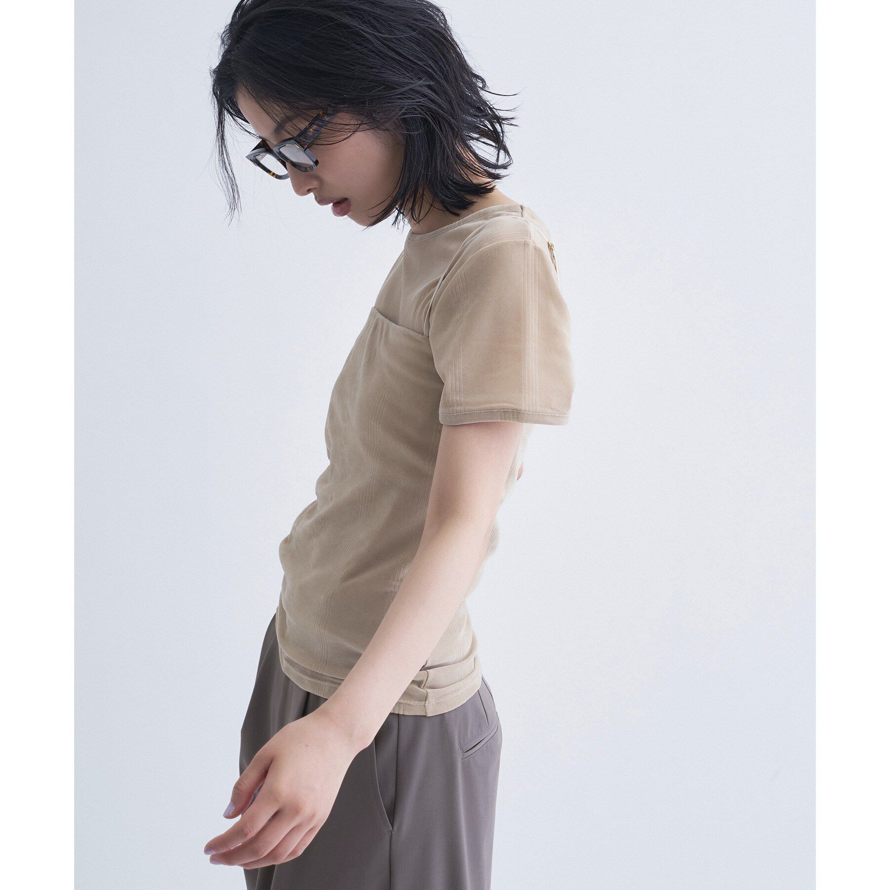 CODE A「【Cup-in】Robert P． Miller｜Flocky bustier」|キャミソール|
