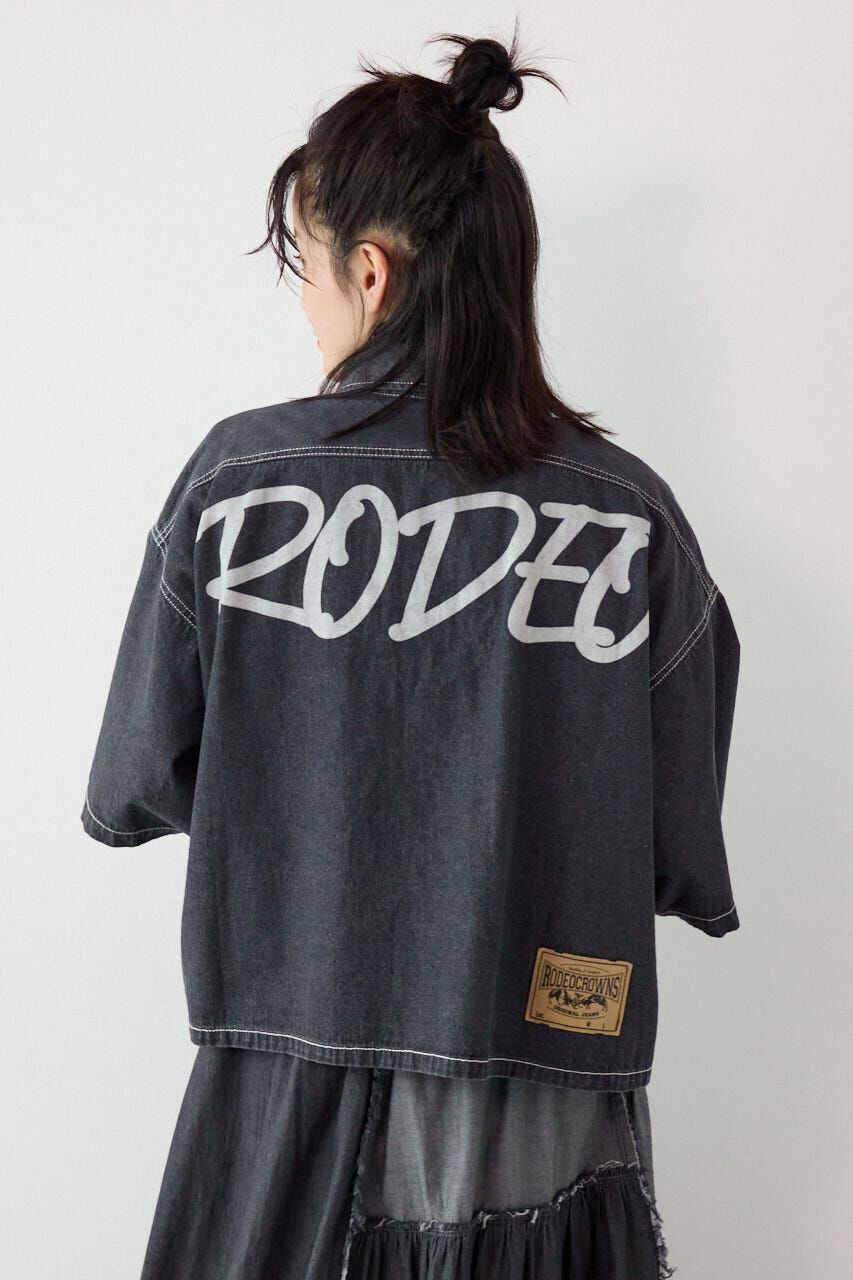 RODEO CROWNS「デニムワイドシャツ」|シャツ・ブラウス|