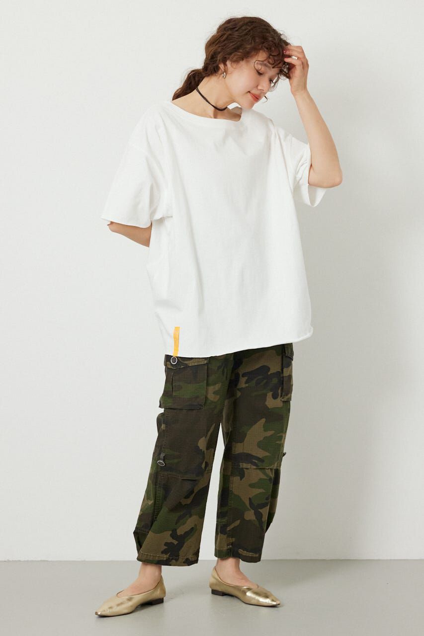 RODEO CROWNS「ピグメントルーズオフショルTシャツ」|Tシャツ・カットソー|