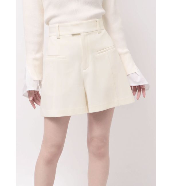 LAGUNAMOON「ダブルクロスショートパンツ」|その他|アイボリー