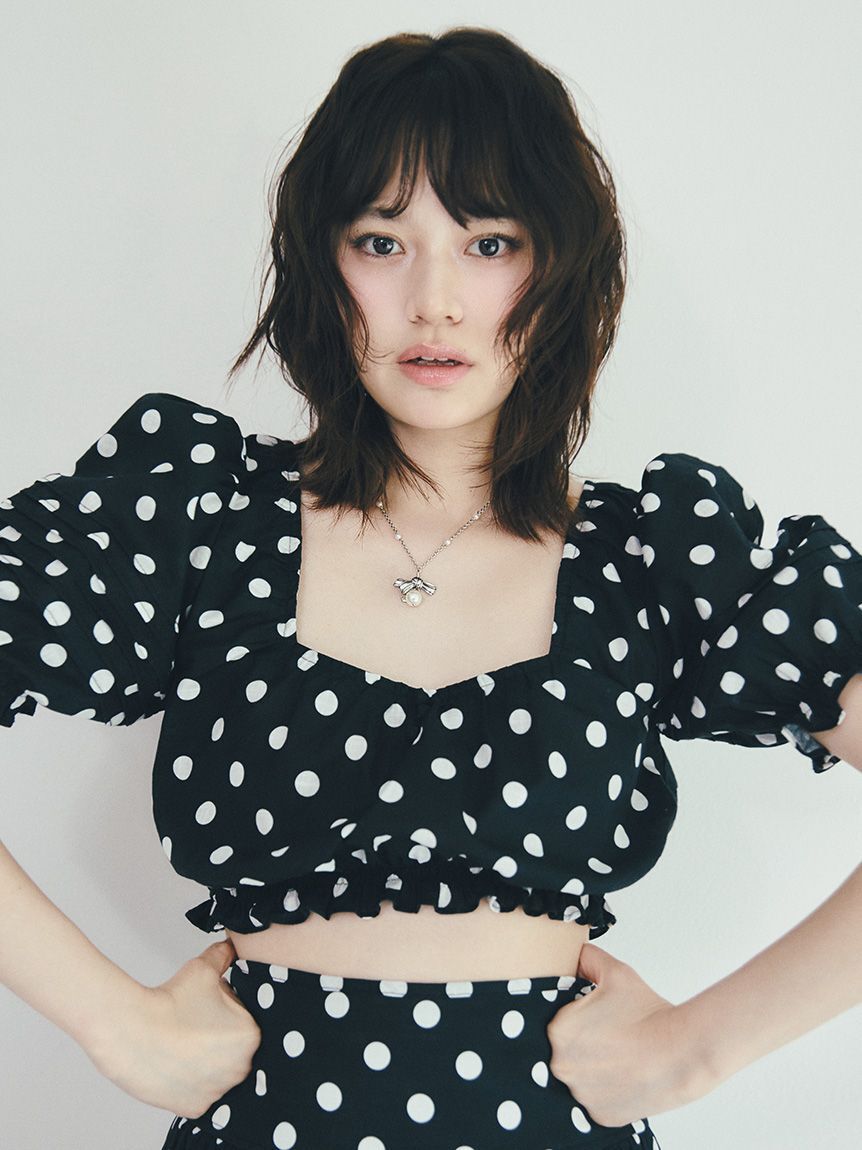 LILY BROWN「コットンパフスリーブブラウス」|シャツ・ブラウス|DOT
