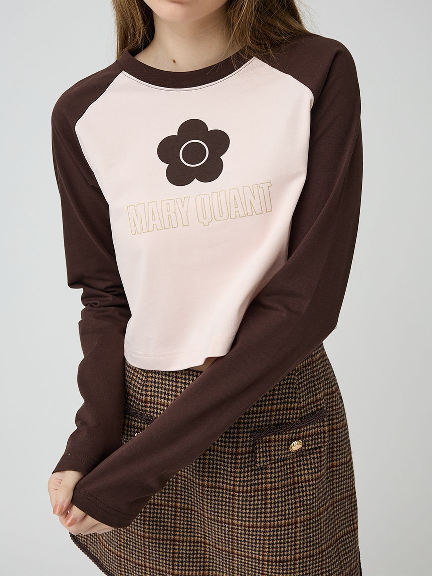 LILY BROWN「【LILY BROWN&times;MARY QUANT】デイジープリントラグランロンT」|Tシャツ・カットソー|