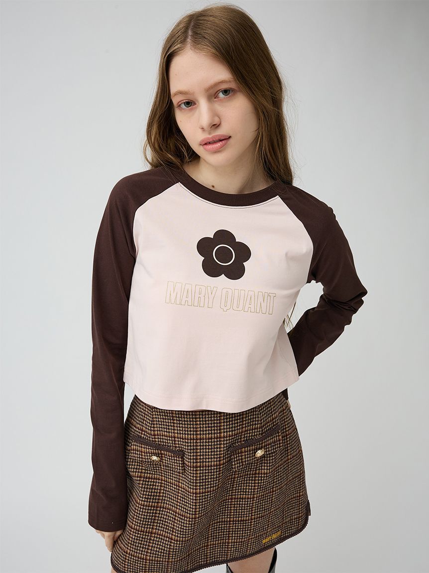 LILY BROWN「【LILY BROWN&times;MARY QUANT】デイジープリントラグランロンT」|Tシャツ・カットソー|