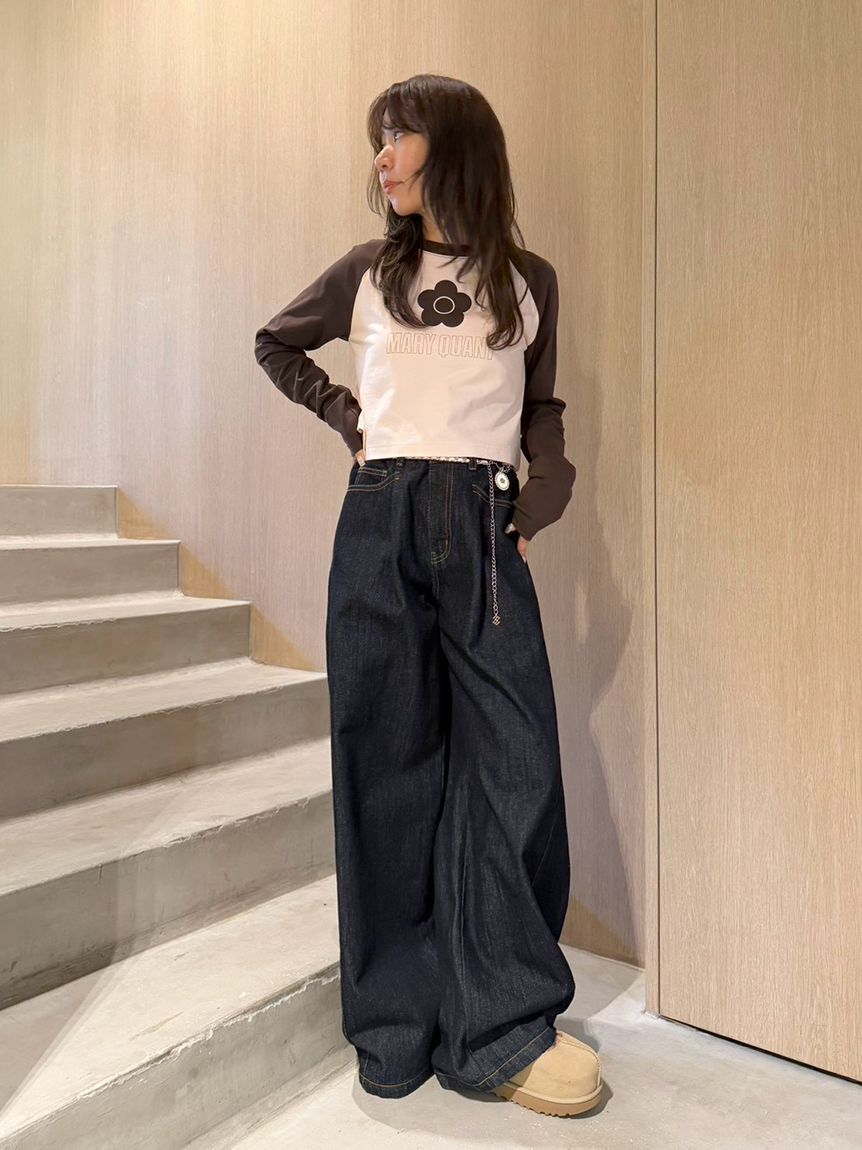 LILY BROWN「【LILY BROWN&times;MARY QUANT】デイジープリントラグランロンT」|Tシャツ・カットソー|