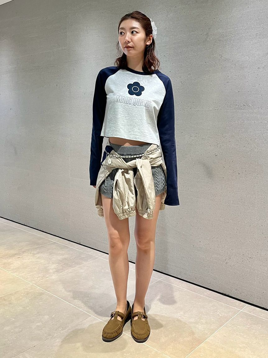 LILY BROWN「【LILY BROWN&times;MARY QUANT】デイジープリントラグランロンT」|Tシャツ・カットソー|
