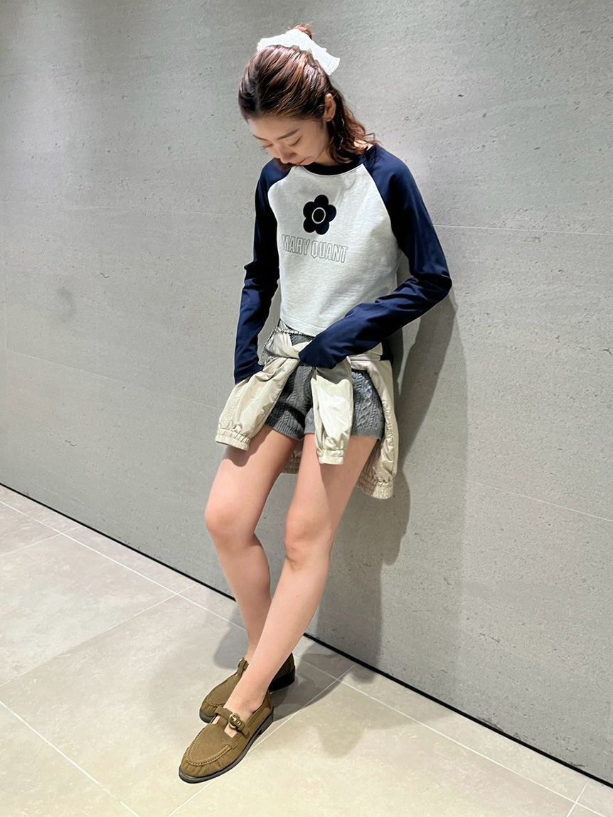 LILY BROWN「【LILY BROWN&times;MARY QUANT】デイジープリントラグランロンT」|Tシャツ・カットソー|