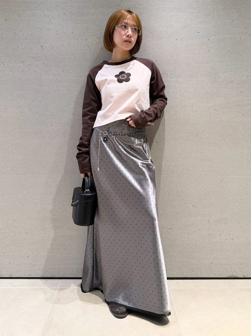 LILY BROWN「【LILY BROWN&times;MARY QUANT】デイジープリントラグランロンT」|Tシャツ・カットソー|