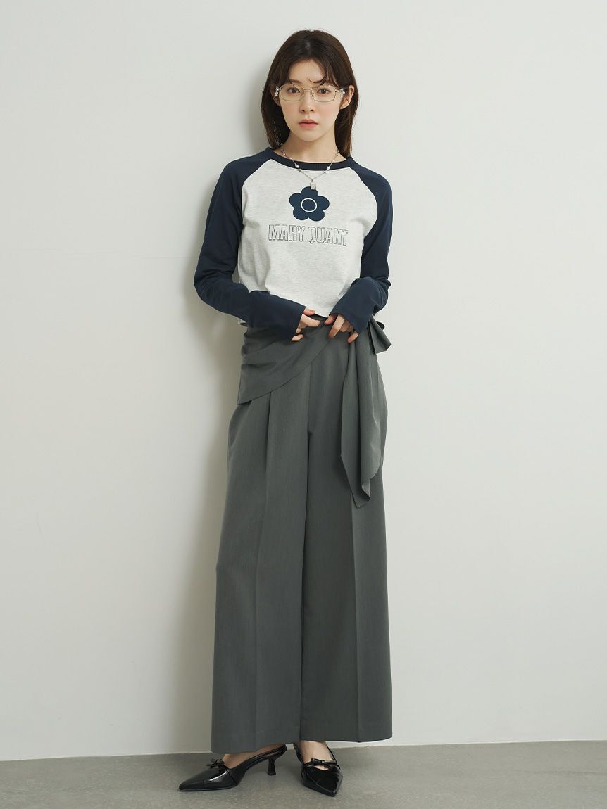 LILY BROWN「【LILY BROWN&times;MARY QUANT】デイジープリントラグランロンT」|Tシャツ・カットソー|