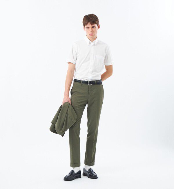 MACKINTOSH PHILOSOPHY「【WEB&一部店舗限定】トロッター ウルトラライトパンツ サッカーストライプ」|スラックス|