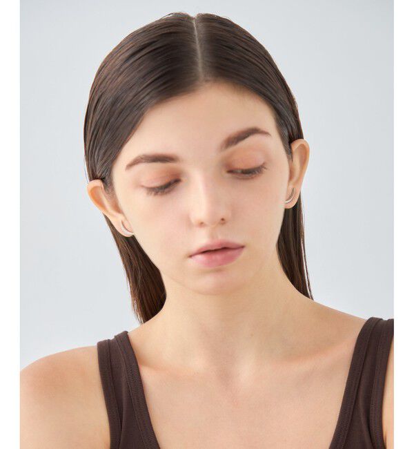 ete「[ONLINE Limited] クレセントムーン イヤークリップ L」|イヤーカフ|