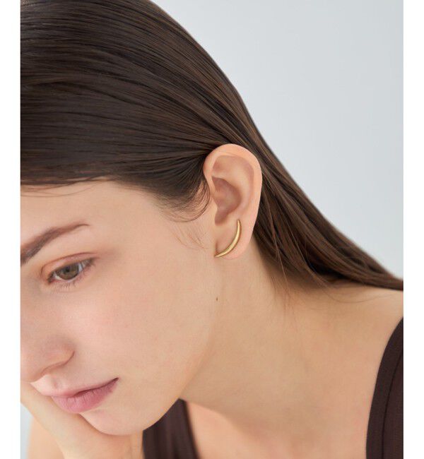 ete「[ONLINE Limited] クレセントムーン イヤークリップ L」|イヤーカフ|