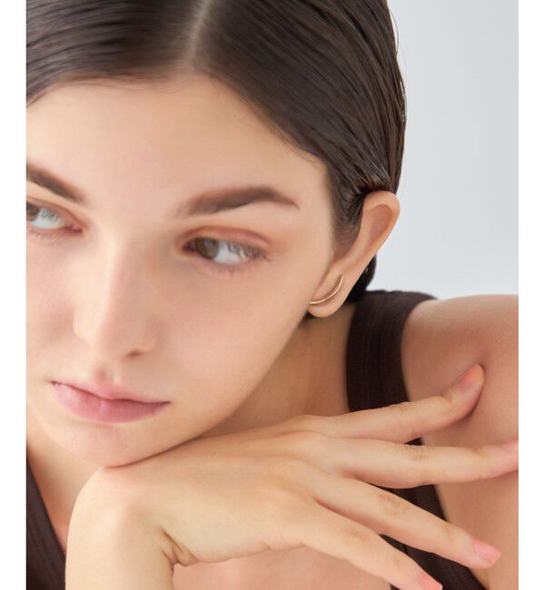 ete「[ONLINE Limited] クレセントムーン イヤークリップ L」|イヤーカフ|