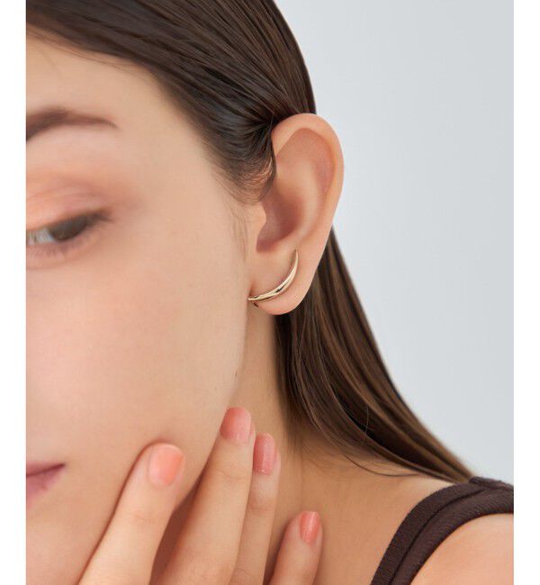 ete「[ONLINE Limited] クレセントムーン イヤークリップ L」|イヤーカフ|