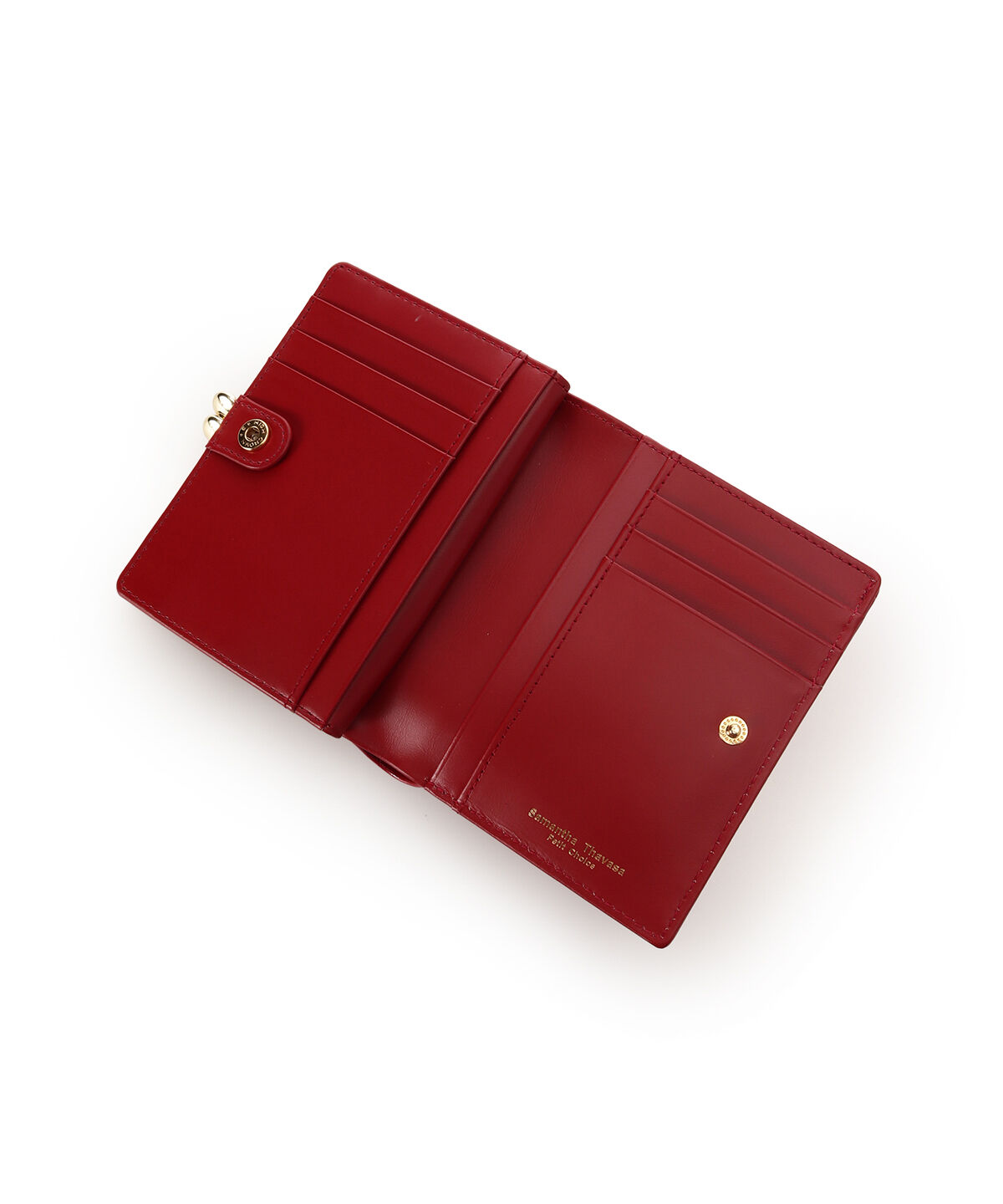 Samantha Thavasa Petit Choice「エナメルハート型押し 口金折財布」|財布|