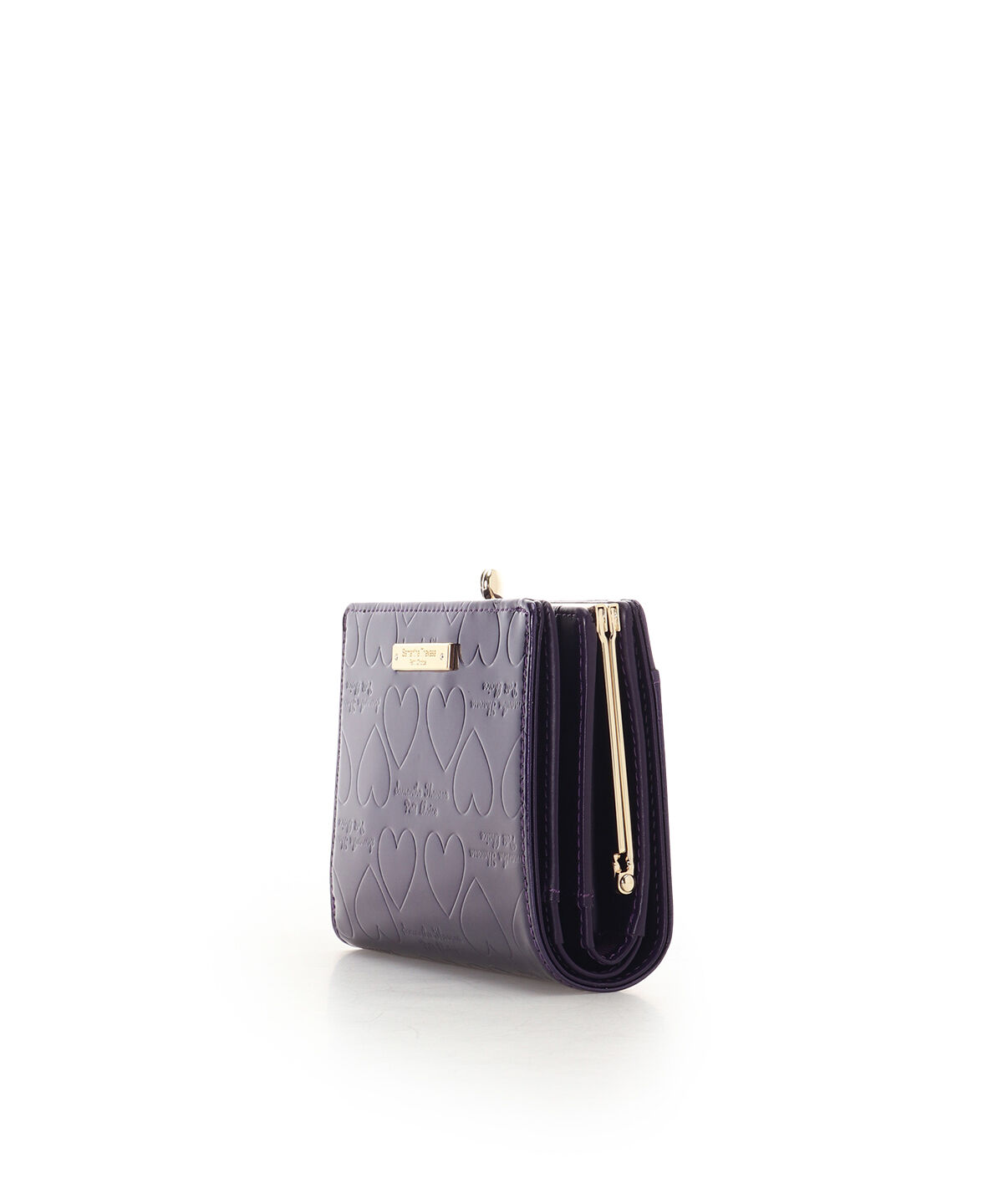 Samantha Thavasa Petit Choice「エナメルハート型押し 口金折財布」|財布|