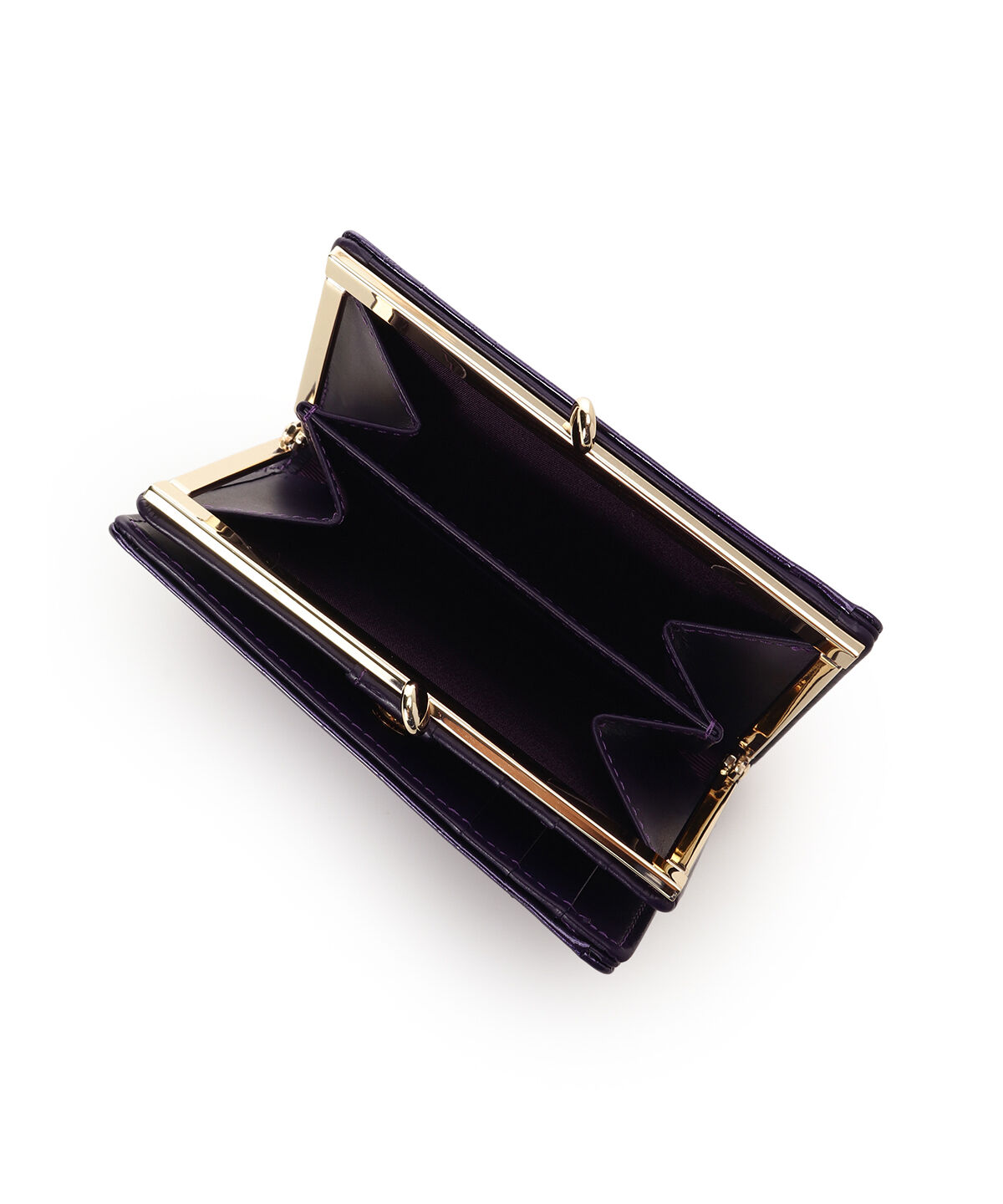 Samantha Thavasa Petit Choice「エナメルハート型押し 口金折財布」|財布|