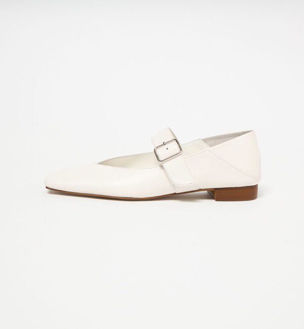 ODETTE E ODILE「センターシームメリージェーン フラット20&uarr;」|パンプス|OFF WHITE