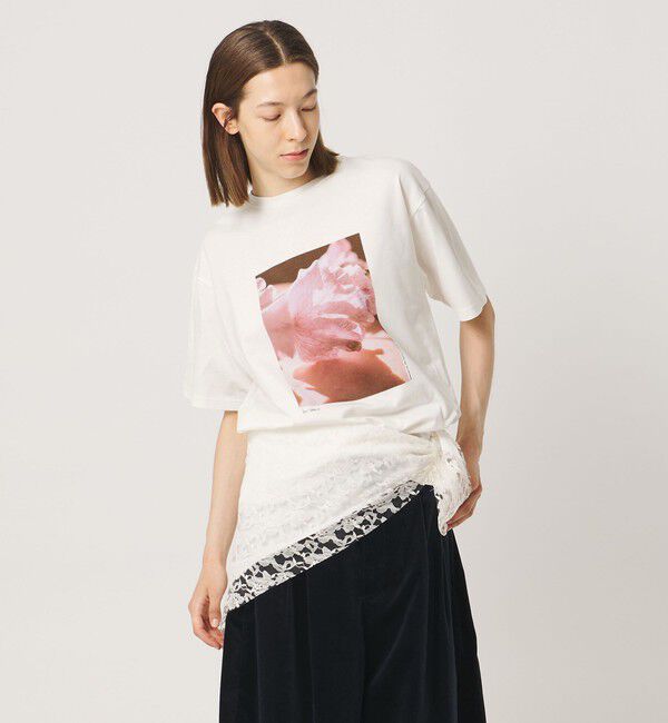 AEWEN MATOPH「＜Kei Sakakura for AEWEN MATOPH＞フォトTシャツ Sweet pea vein 」|Tシャツ・カットソー|