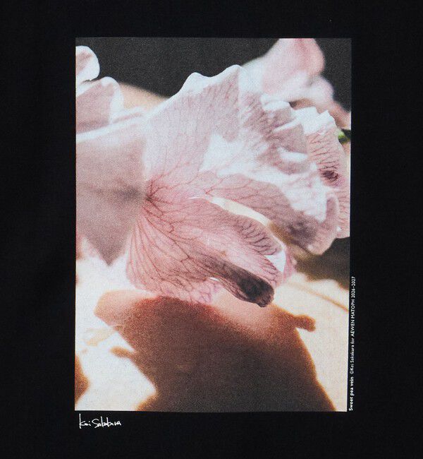 AEWEN MATOPH「＜Kei Sakakura for AEWEN MATOPH＞フォトTシャツ Sweet pea vein 」|Tシャツ・カットソー|