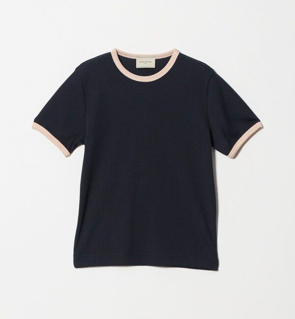 UNITED ARROWS「リブ バイカラーパイピング ショートスリーブ Tシャツ」|Tシャツ・カットソー|