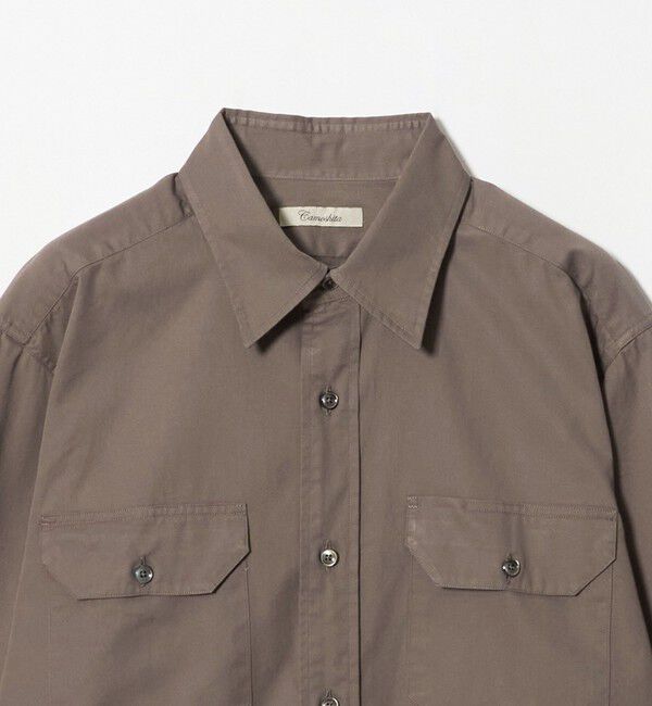 UNITED ARROWS「＜Camoshita＞コットン ツイル レギュラーカラー シャツ」|Tシャツ・カットソー|