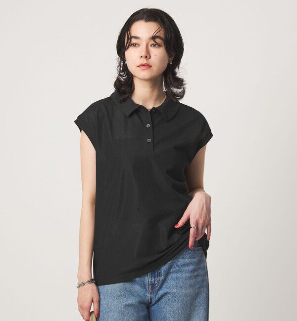 UNITED ARROWS green label relaxing「シアー メッシュ ポロカットソー」|Tシャツ・カットソー|