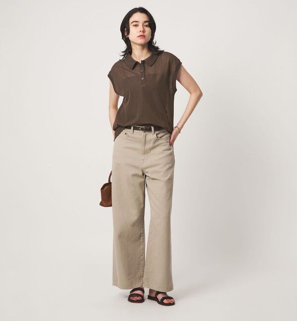 UNITED ARROWS green label relaxing「シアー メッシュ ポロカットソー」|Tシャツ・カットソー|