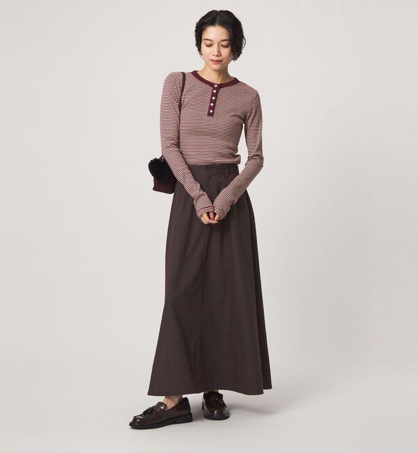 UNITED ARROWS green label relaxing「チノ フレア スカート」|フレア|