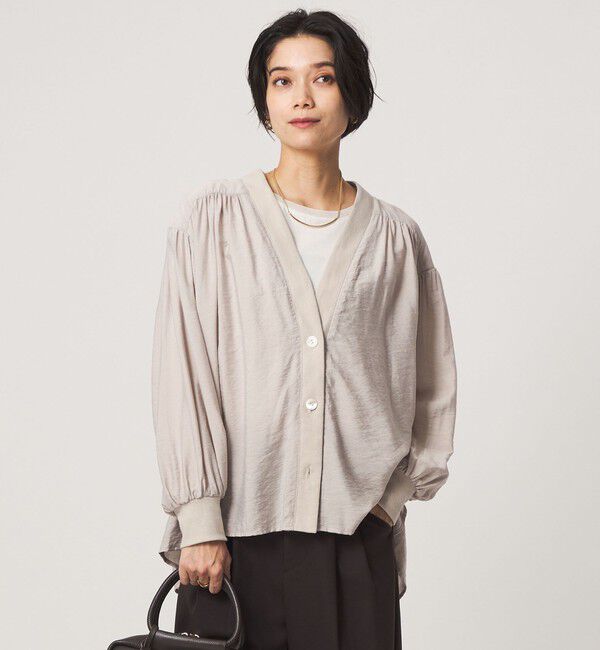 UNITED ARROWS green label relaxing「R/NY カーディガン ブラウス」|シャツ・ブラウス|NATURAL