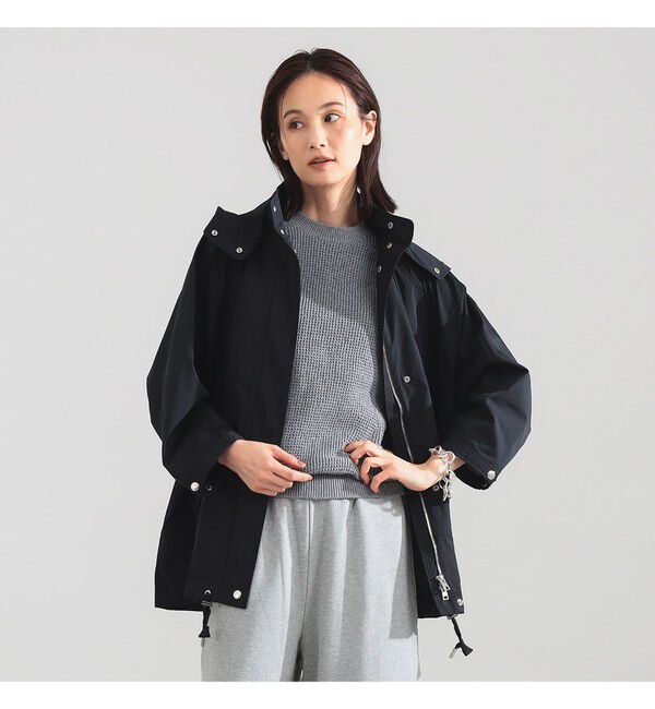 Demi-Luxe BEAMS 「WOOLRICH / テック アノラック ブルゾン」|ブルゾン・スタジャン|BLACK