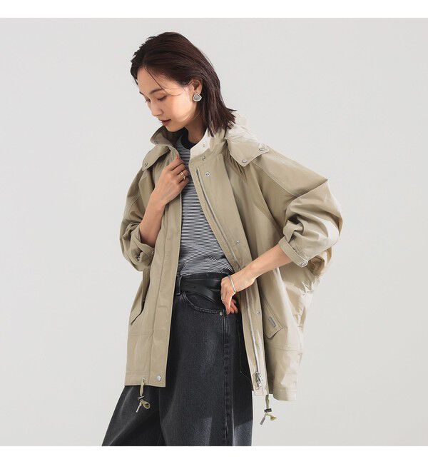 Demi-Luxe BEAMS 「WOOLRICH / テック アノラック ブルゾン」|ブルゾン・スタジャン|BEIGE