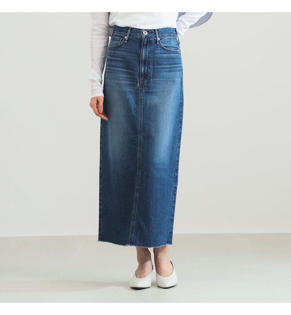 Demi-Luxe BEAMS 「【別注】upper hights / THE HERENA デニムスカート」|スカート|別注FEATHER_LAKEBLUE
