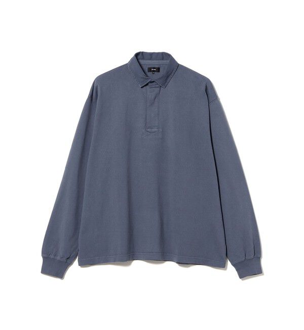 BEAMS「ガーメントダイ ラガーシャツ」|ポロシャツ|NAVY