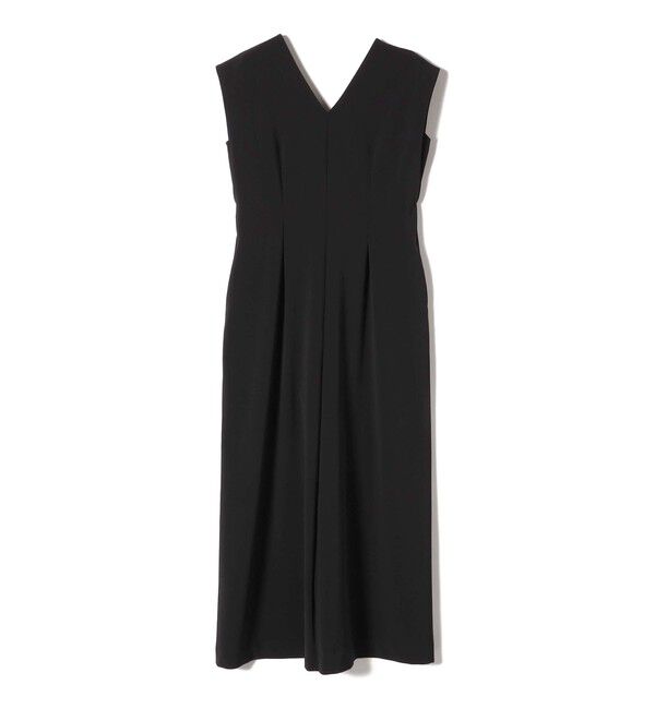 SHIPS for women「little black:Vネック ワイド シルエット オールインワン（セレモニー対応可）」|オールインワン|