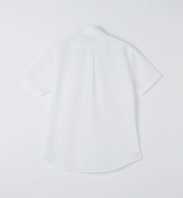 SHIPS「SHIPS:〈接触冷感〉ICE COTTON ワッフル ボタンダウン 半袖 シャツ」|シャツ・ブラウス|