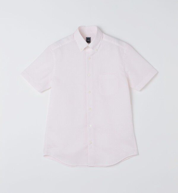 SHIPS「SHIPS:〈接触冷感〉ICE COTTON ワッフル ボタンダウン 半袖 シャツ」|シャツ・ブラウス|