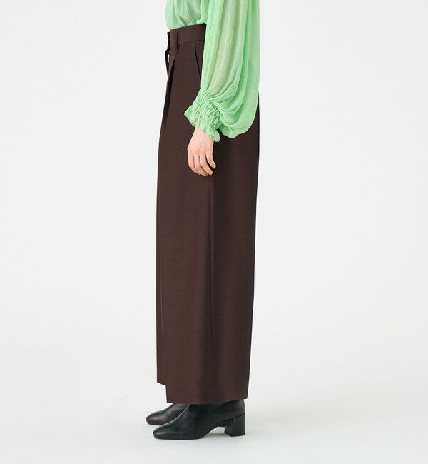 Ballsey「Diana 1タックワイドパンツ」|スラックス|