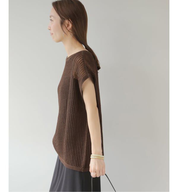 JOURNAL STANDARD relume「2WAYメッシュニットフレンチスリーブ」|ニット・セーター|