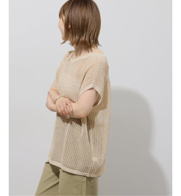 JOURNAL STANDARD relume「2WAYメッシュニットフレンチスリーブ」|ニット・セーター|