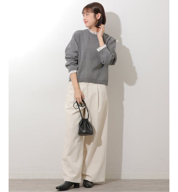 JOURNAL STANDARD relume「《予約》フルニードルレースプルオーバー」|ニット・セーター|