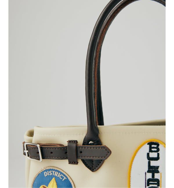JOURNAL STANDARD「HERITAGE LEATHER / ヘリテージレザー 別注 レザー HL 40-アイボリー」|トートバッグ|